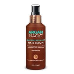 Achieve a Professional Blowout Look with Argan Magic Quick Dry Blowout Hair Serum